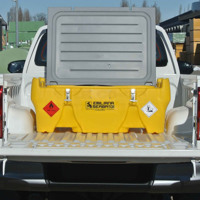 220 litre Carry Diesel Tank S.164439 in rear of vehicle