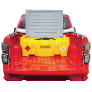 220 litre Carry Diesel Tank S.164439 in rear of vehicle with lid open