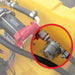 CARRYTANK inline sediment Fuel Filter highlighted on diesel fuel transport tank
