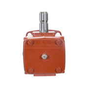right angle drive Gearbox, 30 hp, Ratio: 1:1:92 on white background top view