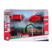Toy farm vehicle set in Urago packaging on a white background