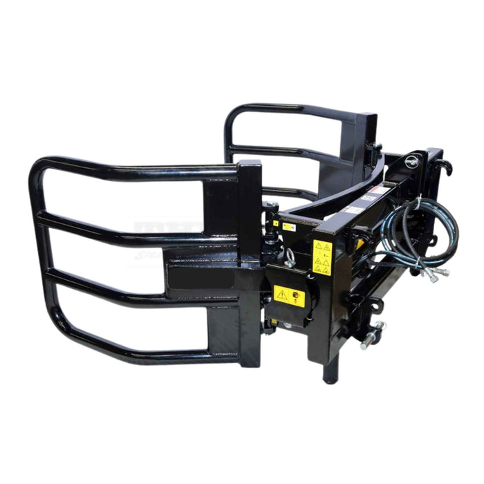Bale Grab with Euro and 3PL mounts side view