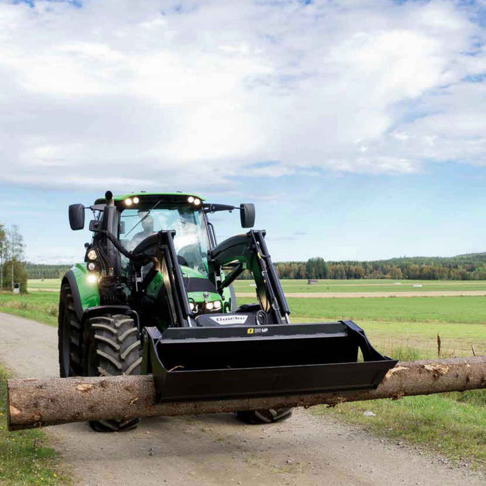 Quicke Tractor 4 in 1 Multi Purpose Bucket - 185cm wide on Deutz tractor