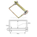 9.5 mm Square Shaft Locking Pin 