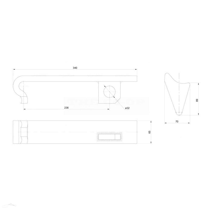 Loader Bracket Dimensions