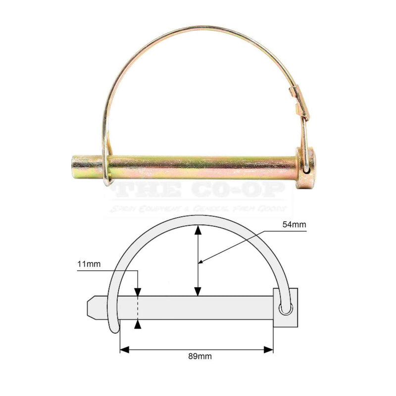 11 mm Shaft Locking Pin (pack of 10)