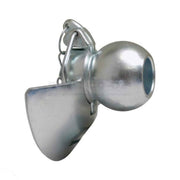 Tractor rapid hitch linkage ball