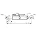 Hydraulic Top Link (Cat.3) Knuckle and Q.R CBM Hook, 690-956mm. measurements
