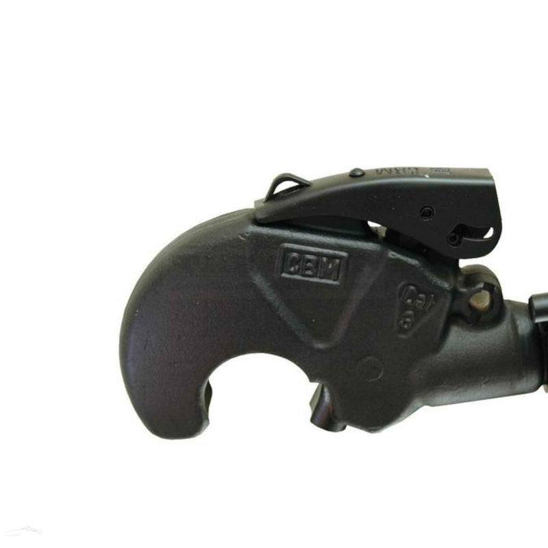 Hydraulic top link implement end
