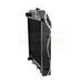 Automotive radiator on a white background