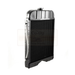 Tractor radiator with a metallic top on a white background