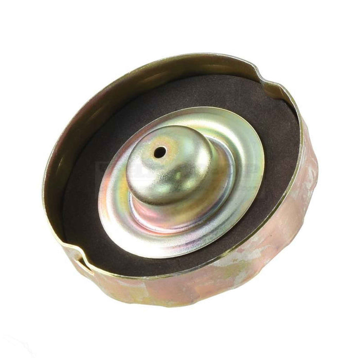 replacement Fuel Cap for various models of Massey Ferguson tractors. 3149550M92 underside view
