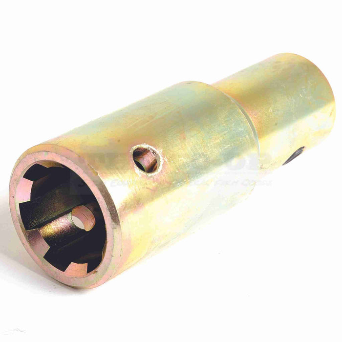 PTO Pump Adaptor - Bore Ø3/4'' x Female spline 1 3/8'' - 6 with Grub Screw.