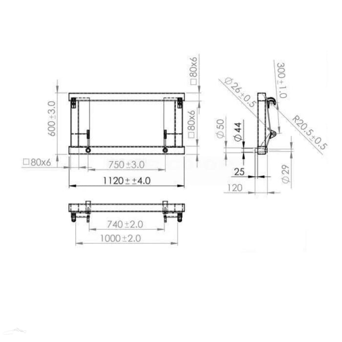 Euro Hitch Bale Frame 2