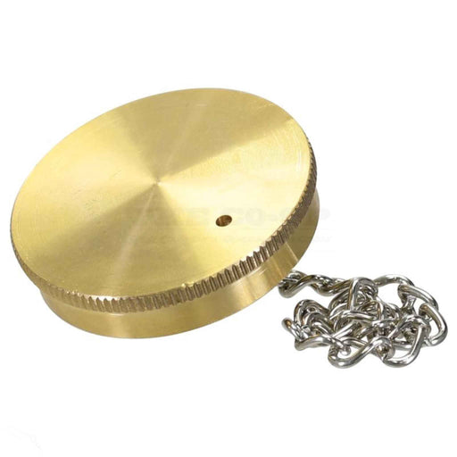 Brass Fuel Ca with Chain for Ferguson TE series tractor fuel tanks 1897, 825569M91