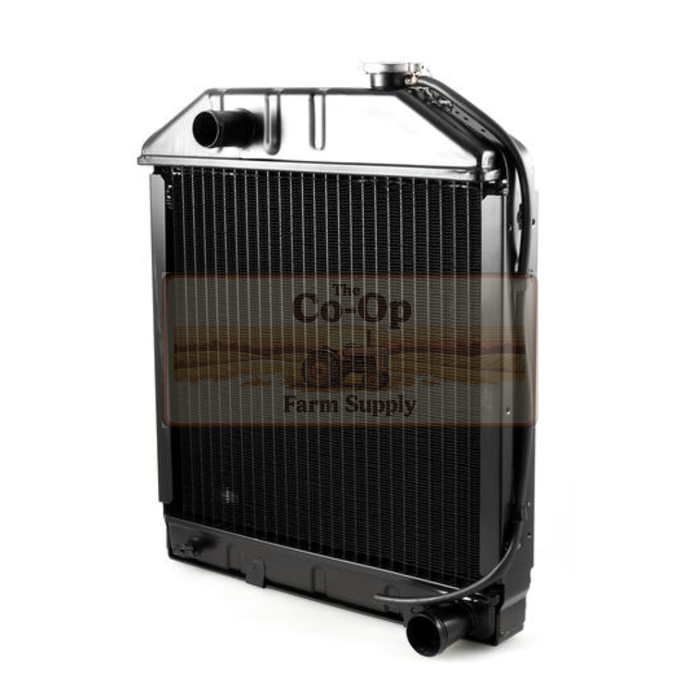 Radiator with 'Co-Op Farm Supply' branding on a white background
