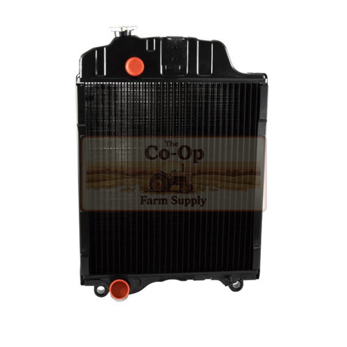 Radiator with 'The Co-Op Farm Supply' branding on a white background