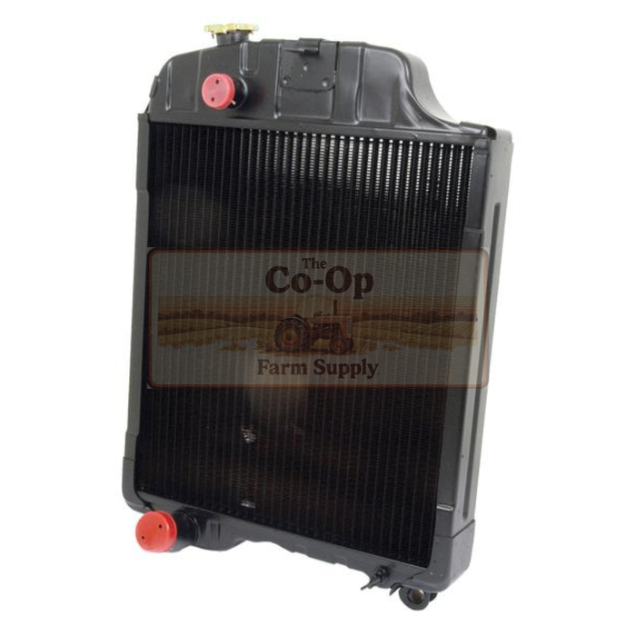 Radiator with 'The Co-Op Farm Supply' branding on a white background