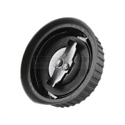 replacement Fuel Cap for various models of Fiat and Case International tractors underside view