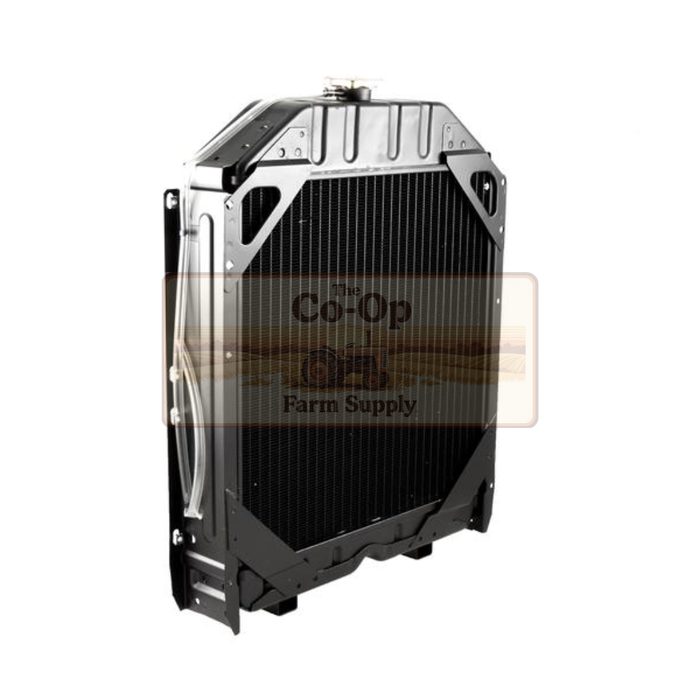Radiator with 'Co-op Farm Supply' branding on a white background