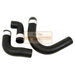 Set of black rubber hoses on a white background with 'Co-Op Farm Supply' branding.