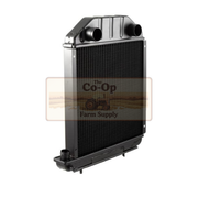 Radiator with 'The Co-op Farm Supply' logo in the background