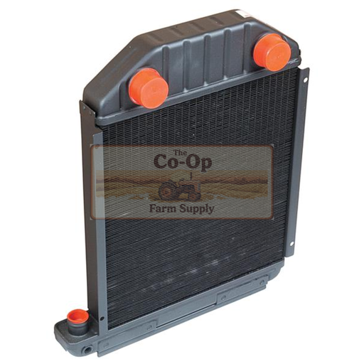 Radiator with 'The Co-Op Farm Supply' logo on a white background
