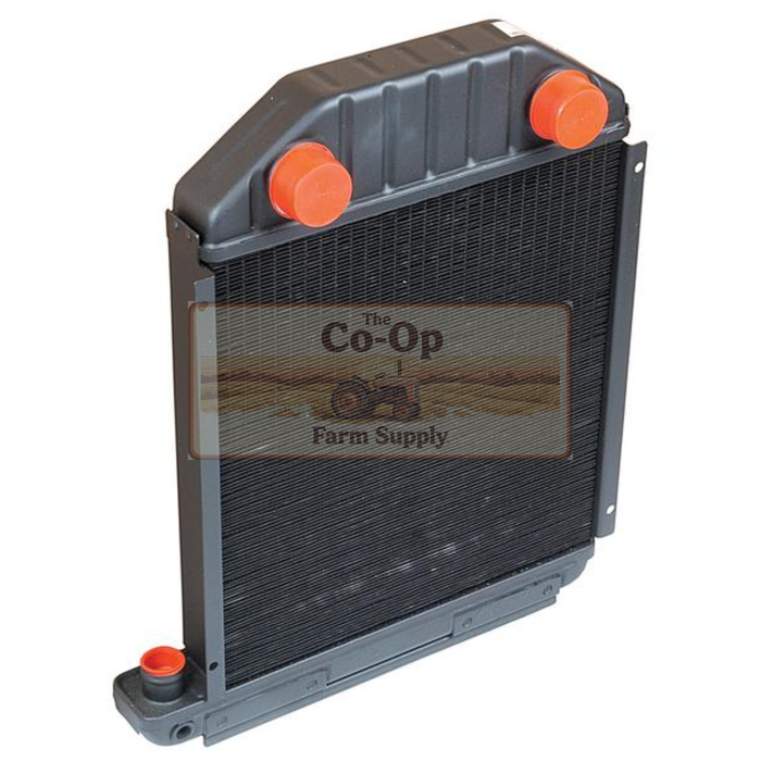 Radiator with 'The Co-Op Farm Supply' logo on a white background