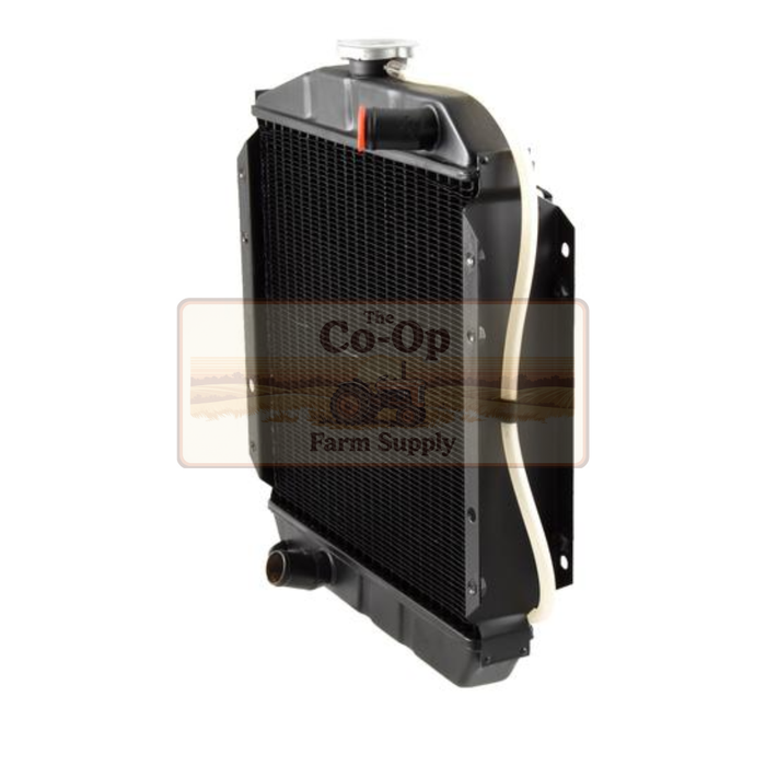 Radiator with 'Co-Op Farm Supply' branding on a white background