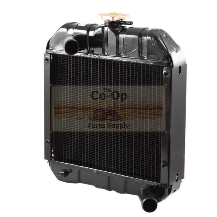 Radiator with 'The Co-Op Farm Supply' branding on a white background
