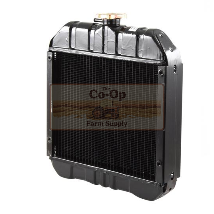 Radiator with 'The Co-Op Farm Supply' branding on a white background