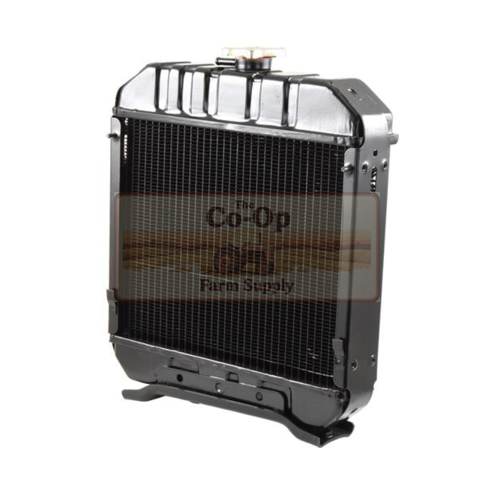 Radiator with 'The Co-Op Farm Supply' branding on a white background