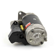 Tractor starter motor on a white background