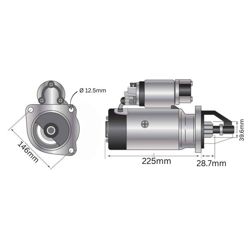 Technical diagram of a mechanical component with dimensions labeled on a white background
