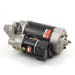 Tractor starter motor on a white background