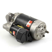 Tractor starter motor on a white background