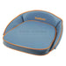 Blue seat cushion with orange trim featuring 'Fordson'  logo on a white background.