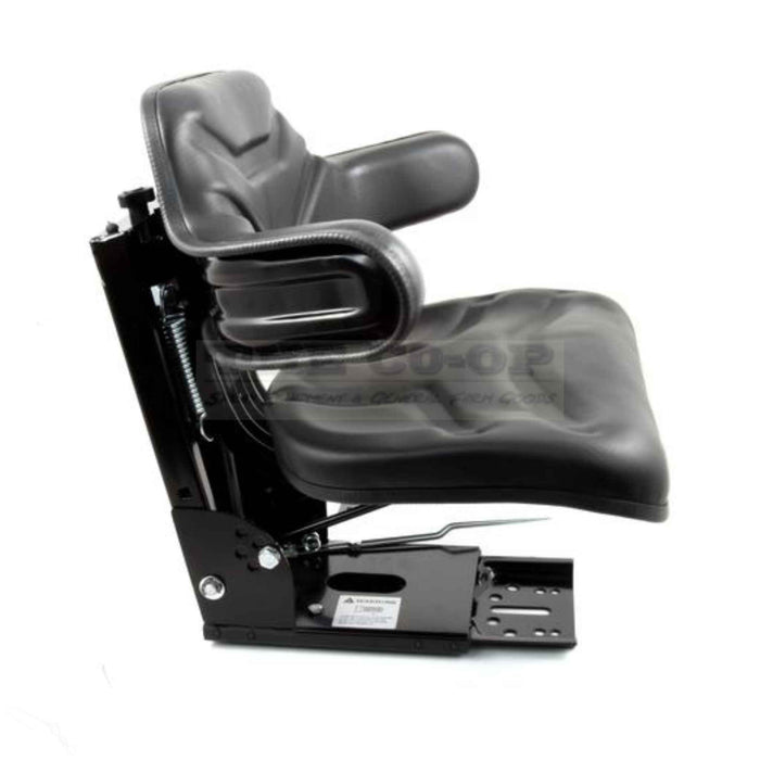 replacement CASE/IH tractor seat side view