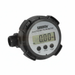 Digital flow meter on white back ground