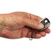 Hand holding remote control Silvan rechargeable sprayer