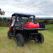 Silvan Rechargeable 55L Redline Remote Control Sprayer In UTV Spot spraying in paddock