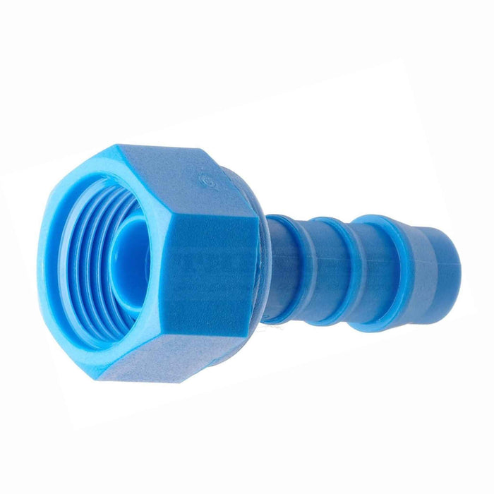 Tefen Female Record Straight Hose Connector - Conical Seat