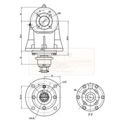 Schematic with dimensions