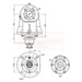 Schematic with dimensions