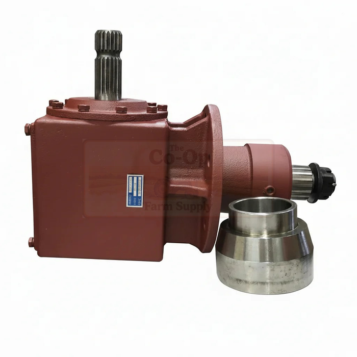 Gearbox and boss kit on white background