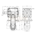 gearbox schematic with dimensions