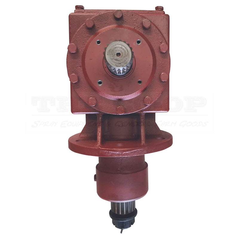 Gearbox – 130 HP, 1:1 Ratio, 1¾" x 20 Spline Input, 60mm Output Shaft