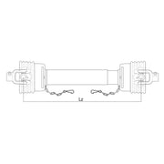 Image of Gardloc PTO Shaft schematic