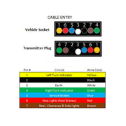 Wireless lights Flat transmitter wiring layout