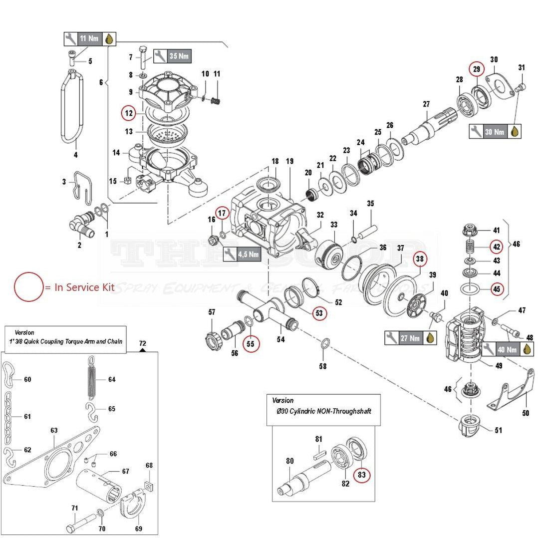 Silvan BP60/20 Replacement Spare Parts